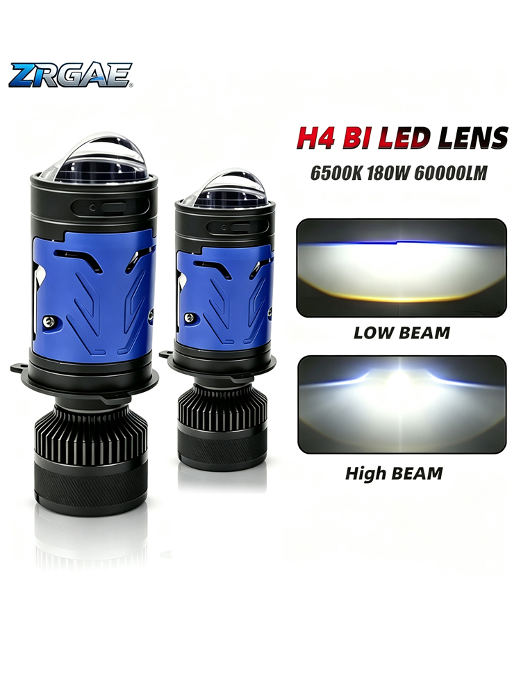 Projector Lamp Replacement - 2 stuks H4 Bi Mini LED