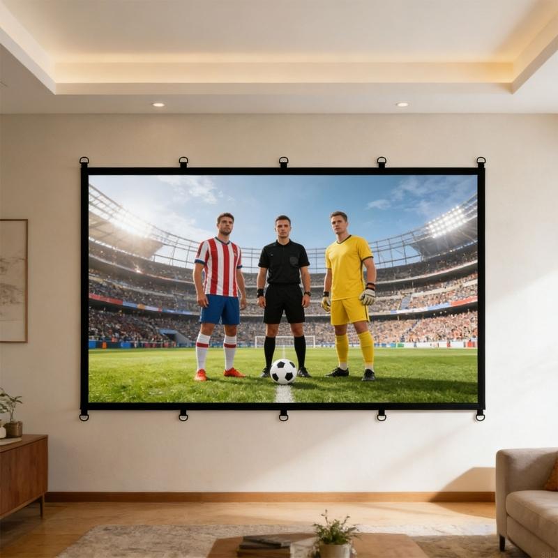 Home Cinema Releases - 16:9 D-ringen projectorscherm met verbeterde helderheid