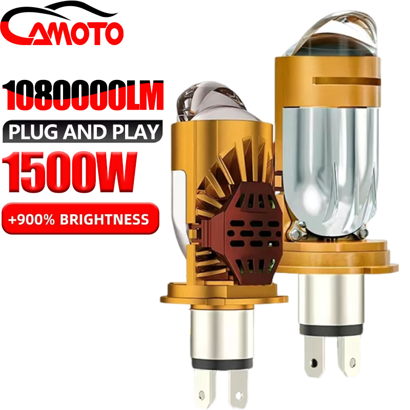 Projector Lamp Replacement - CAMOTO Bi LED-lensprojector H4 minilamp 15000W