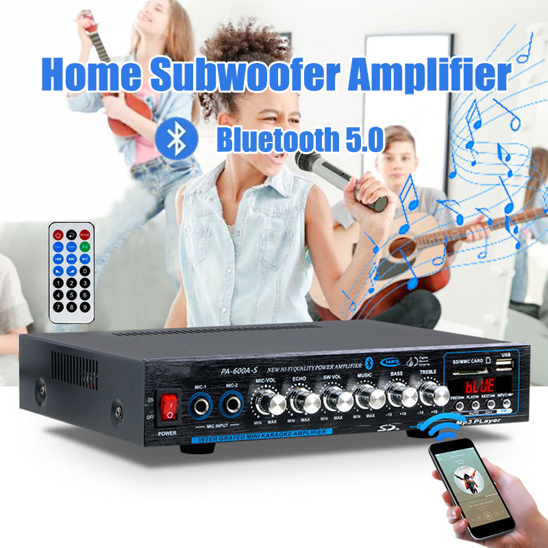 Home Cinema Receiver - High Power Professionele Hifi Bluetooth Versterker