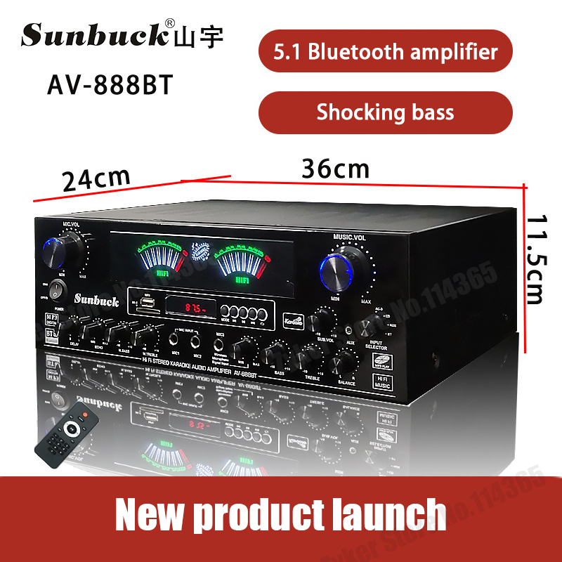 888BT 999BT Dual Dynamic Scree - Home Cinema Receiver recensie en prijs