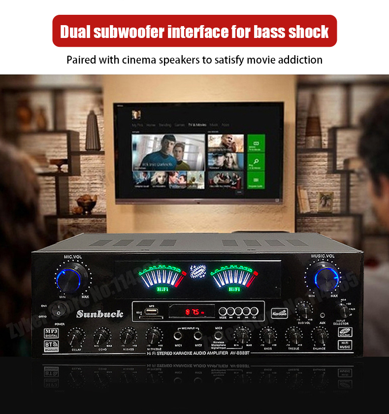 888BT 999BT Dual Dynamic Scree - Home Cinema Receiver recensie en prijs