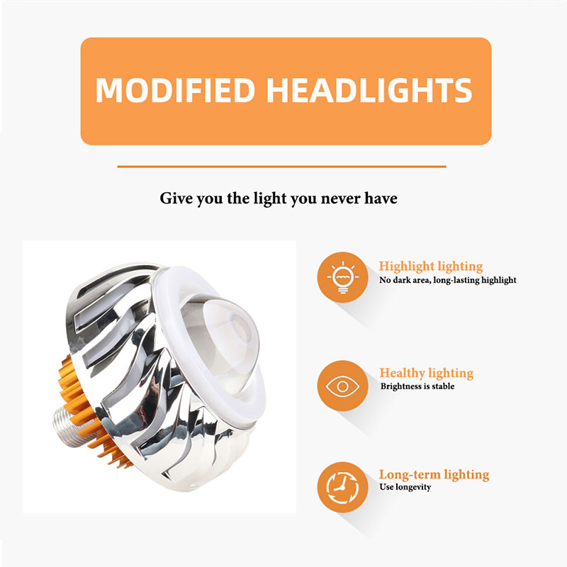 1 stuk motorfiets koplamp dubb - Projector Lamp Replacement recensie en prijs