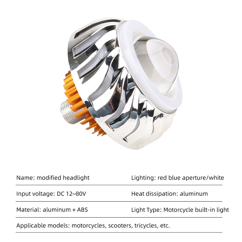 1 stuk motorfiets koplamp dubb - Projector Lamp Replacement recensie en prijs