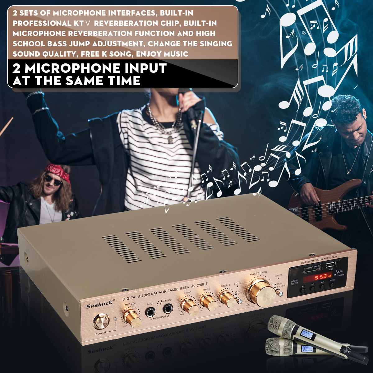 110/220V 2000W Bluetooth Eindv - Home Cinema Receiver recensie en prijs