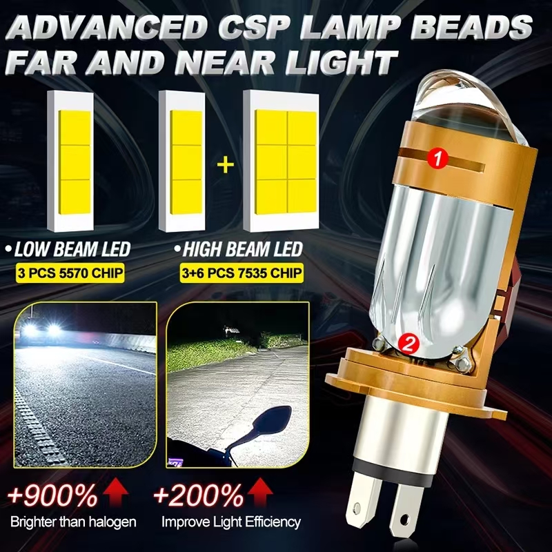 CAMOTO Bi LED-lensprojector H4 - Projector Lamp Replacement recensie en prijs