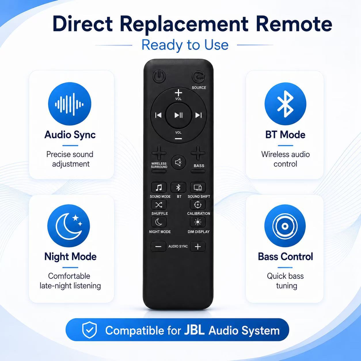 Vervangende afstandsbediening  - Home Cinema Jbl 5.1 recensie en prijs